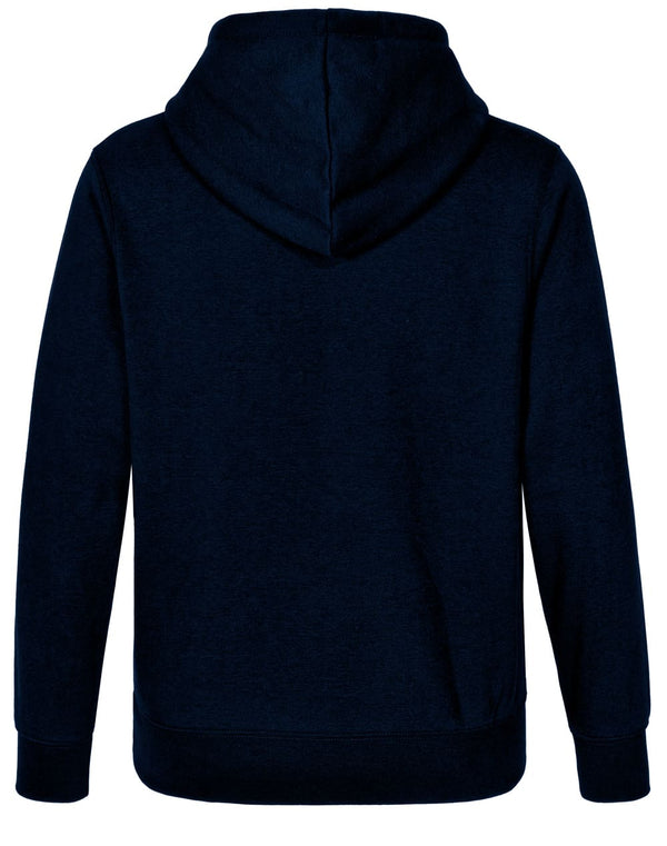 Adults Close Front  Contrast Fleecy Hoodie [53-FL09]