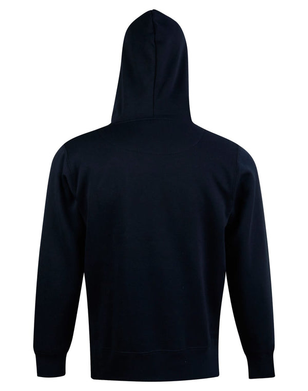 Kids Close Front  Contrast Fleecy Hoodie [53-FL09K]