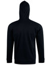 Mens Full Zip Contrast Fleece Hoodie [53-FL17]