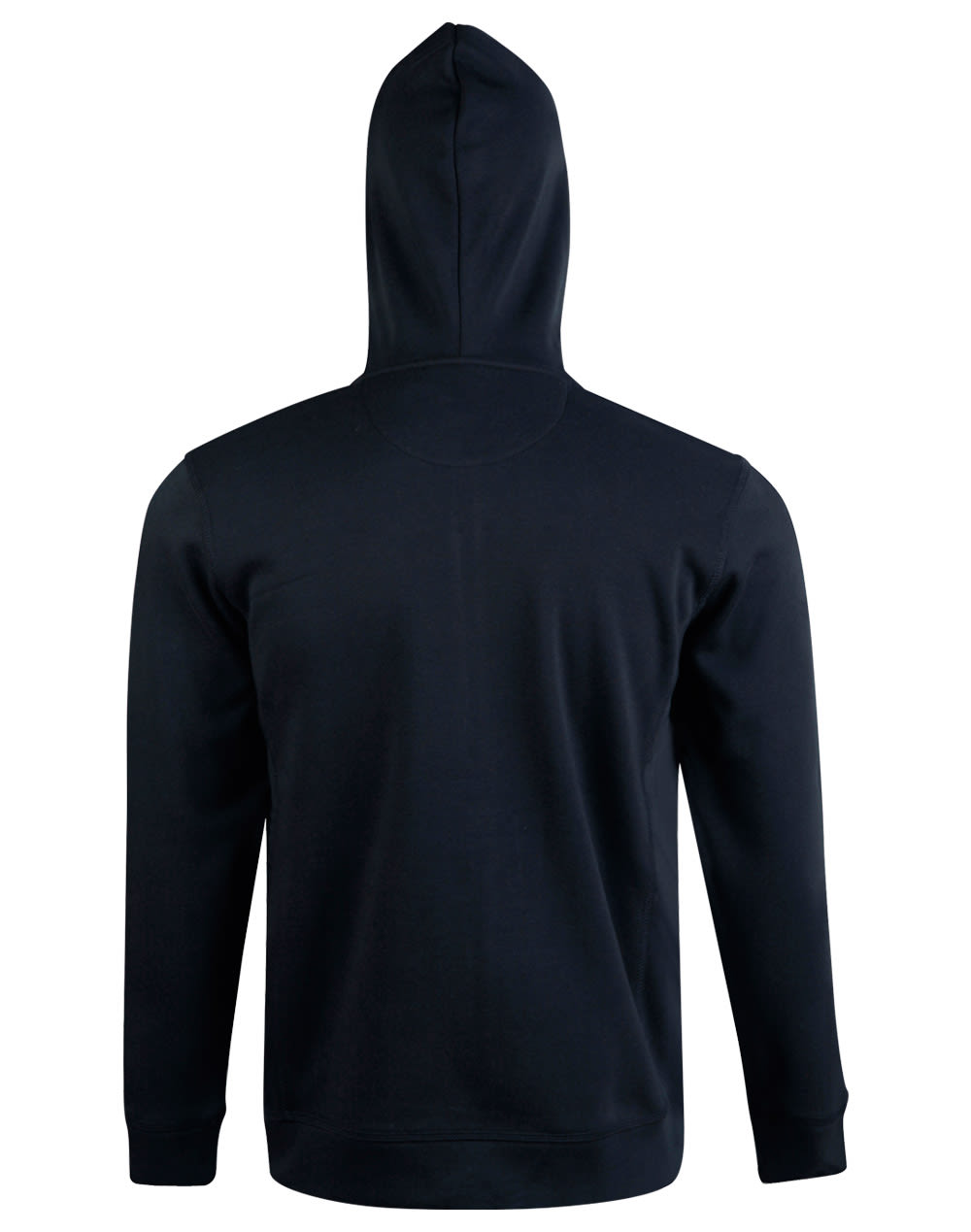 Mens Full Zip Contrast Fleece Hoodie [53-FL17]