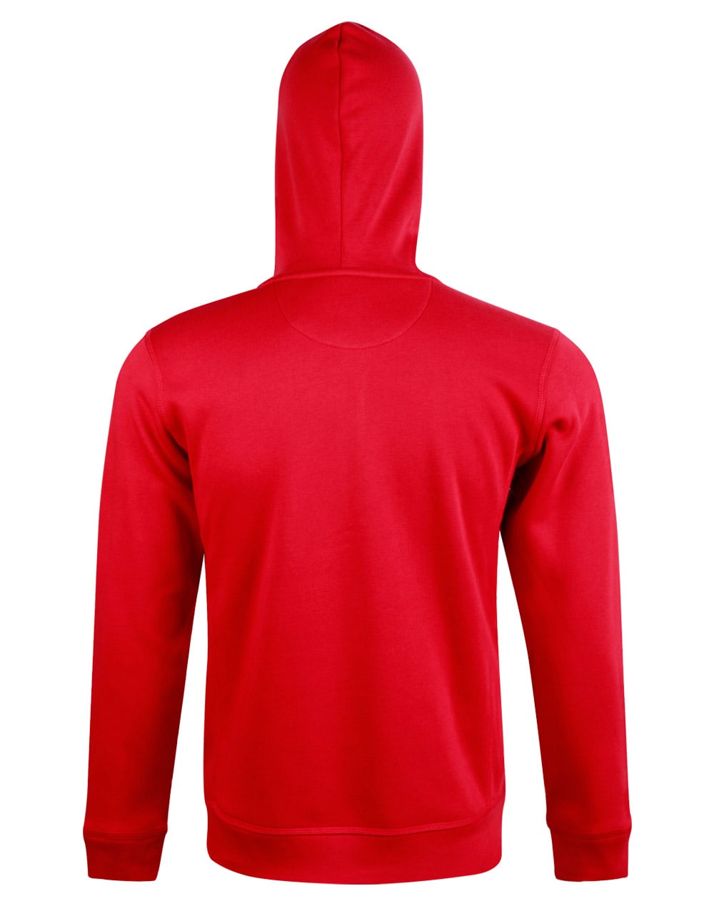 Mens Full Zip Contrast Fleece Hoodie [53-FL17]