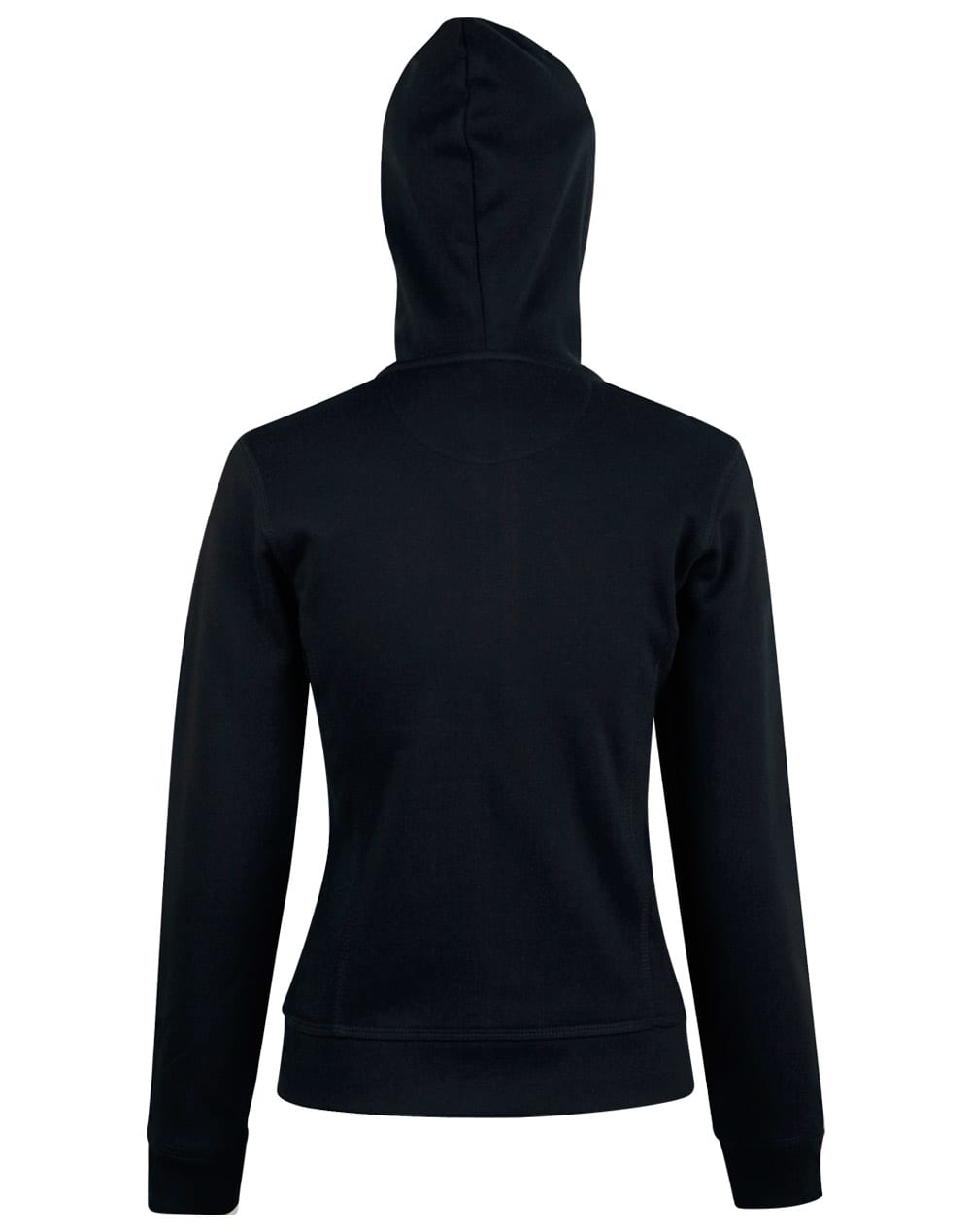 Ladies Full Zip Contrast Fleece Hoodie [53-FL18]