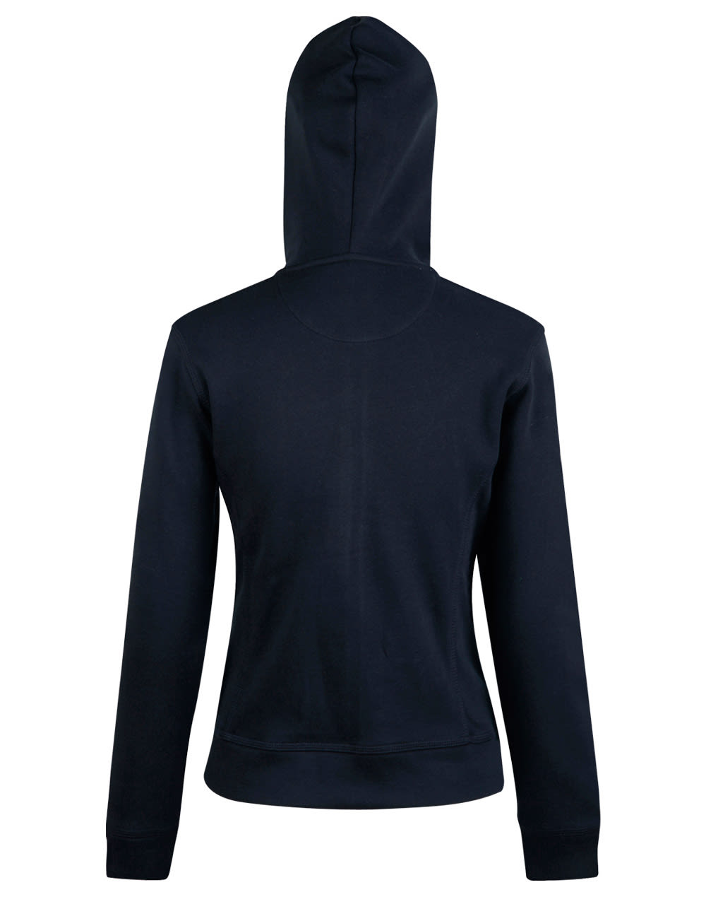 Ladies Full Zip Contrast Fleece Hoodie [53-FL18]