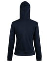 Ladies Full Zip Contrast Fleece Hoodie [53-FL18]