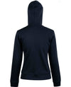 Ladies Full Zip Contrast Fleece Hoodie [53-FL18]