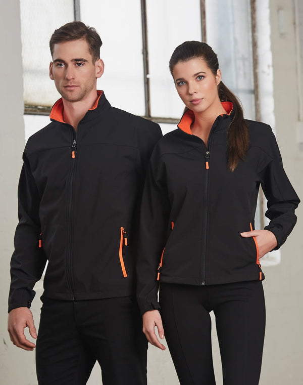 Ladies Softshell Contrast Jacket [53-JK16]