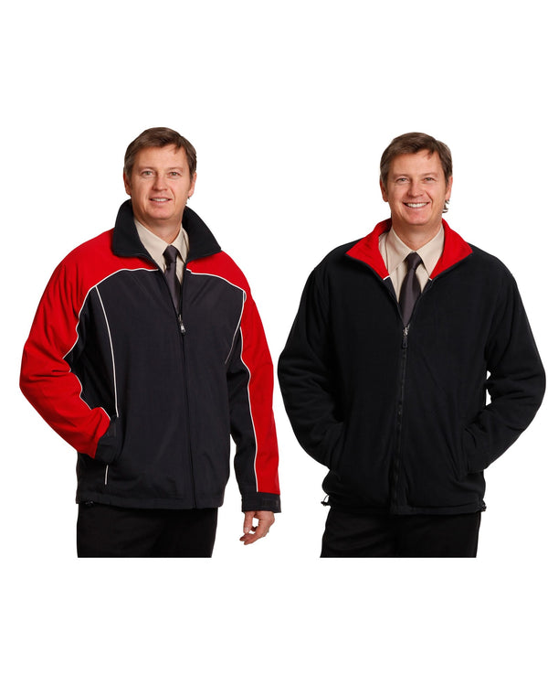 Reversible jacket contrast colors [53-JK22]