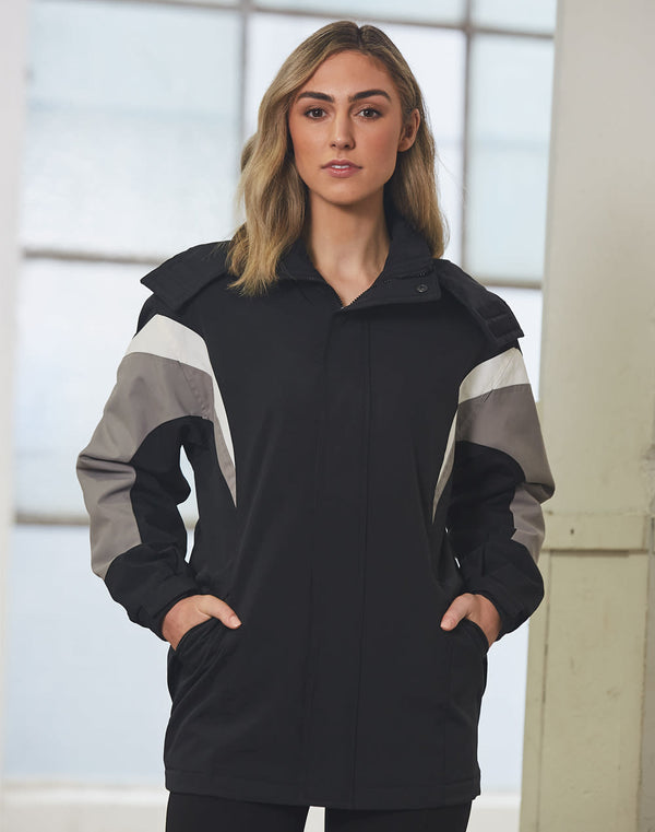 WINNING SPIRIT Bathurst Tri Colour Jacket With Hood Unisex [53-JK28]