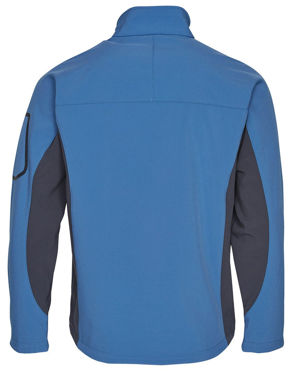Mens Contrast Softshell Jacket [53-JK31]