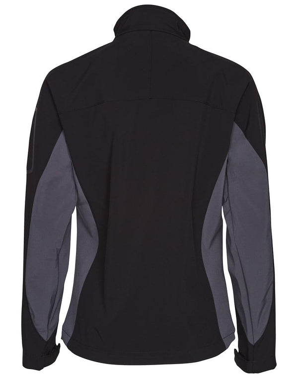 Ladies Contrast Softshell Jacket [53-JK32]