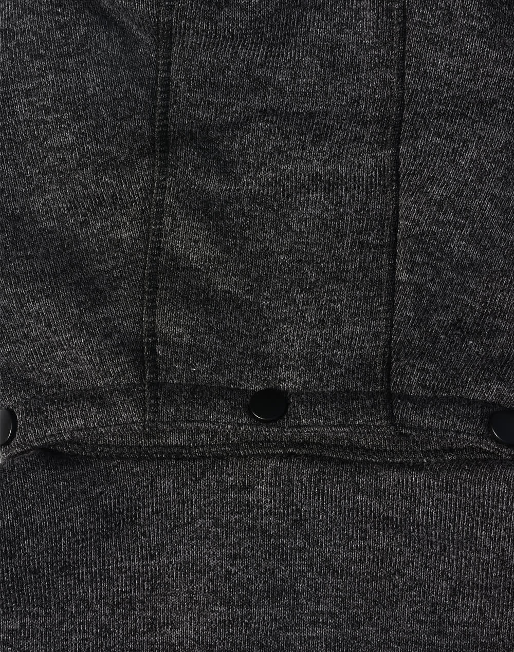 Mens Heather Bonded Fleece Jacket [53-JK41]