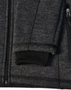 Mens Heather Bonded Fleece Jacket [53-JK41]