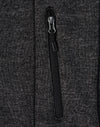 Mens Heather Bonded Fleece Jacket [53-JK41]