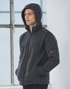 Mens Heather Bonded Fleece Jacket [53-JK41]