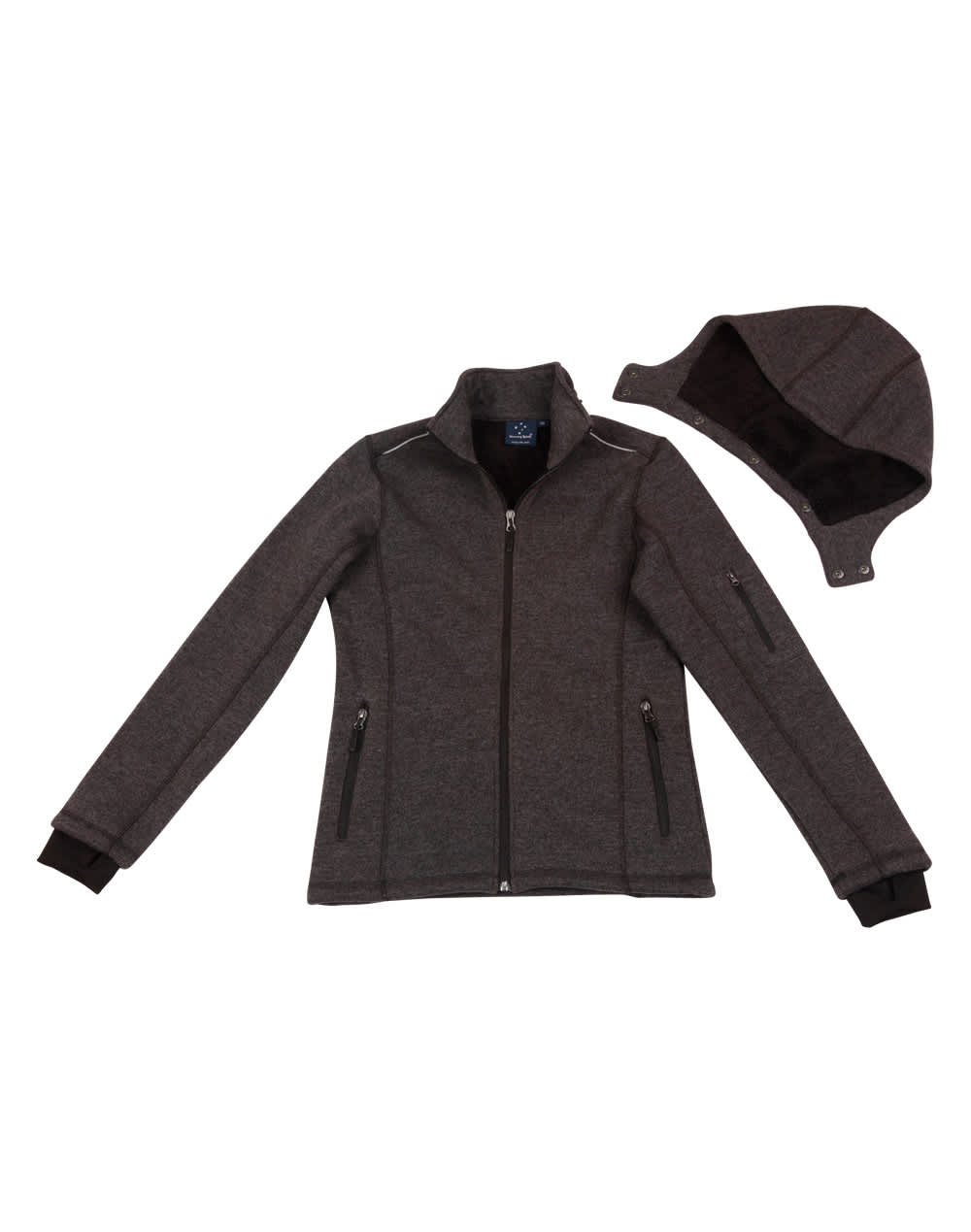 Ladies Heather Bonded Fleece Jacket [53-JK42]
