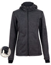 Ladies Heather Bonded Fleece Jacket [53-JK42]