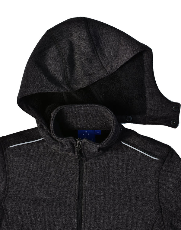 Ladies Heather Bonded Fleece Jacket [53-JK42]