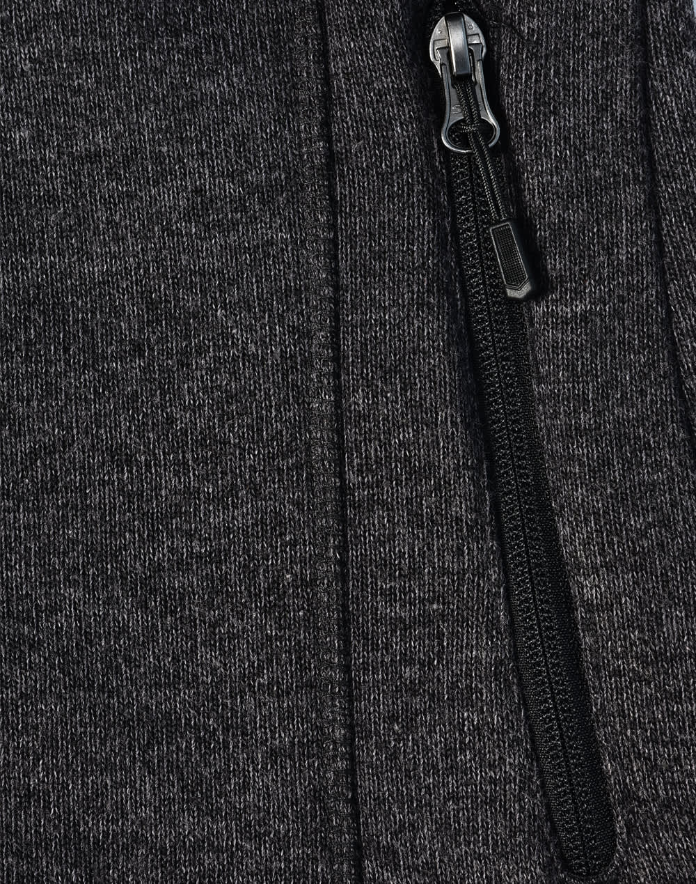 Ladies Heather Bonded Fleece Jacket [53-JK42]