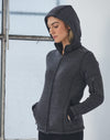 Ladies Heather Bonded Fleece Jacket [53-JK42]