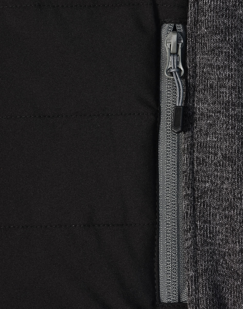 Mens Heather Sleeve/Quilted Body Jacket [53-JK43]