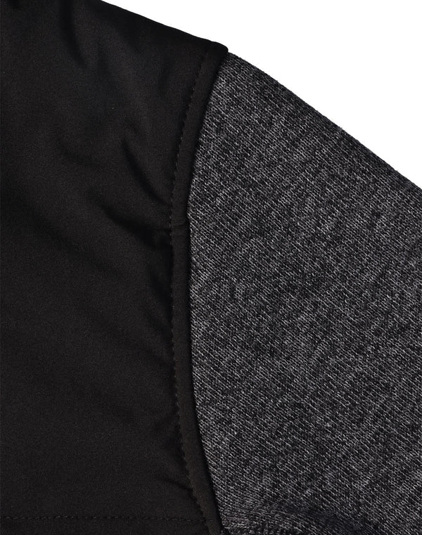 Mens Heather Sleeve/Quilted Body Jacket [53-JK43]