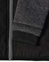Mens Heather Sleeve/Quilted Body Jacket [53-JK43]