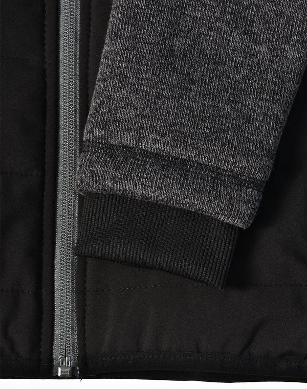 Mens Heather Sleeve/Quilted Body Jacket [53-JK43]