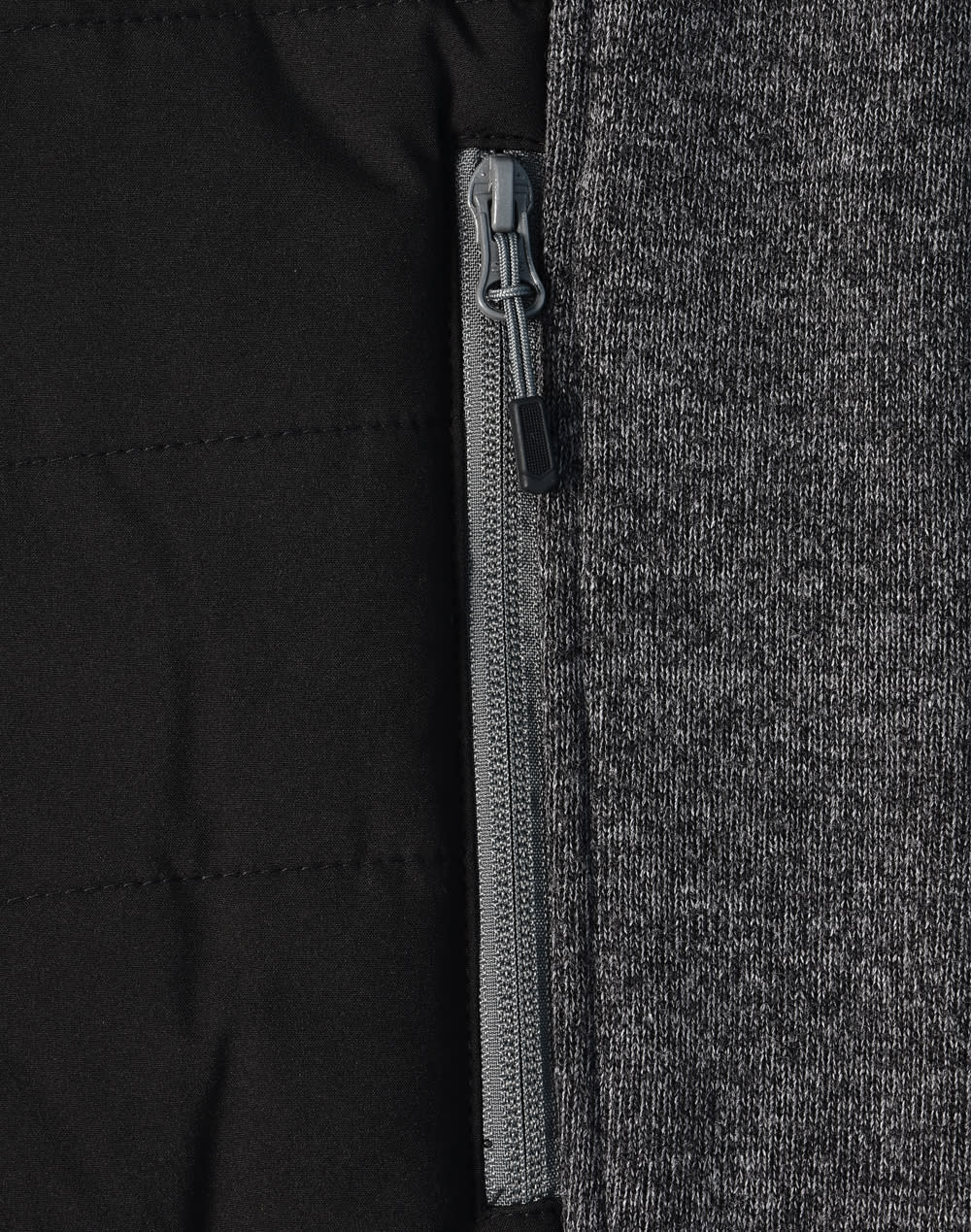 Ladies Heather Sleeve/Quilted Body Jacket [53-JK44]