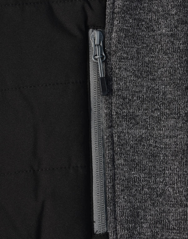 Ladies Heather Sleeve/Quilted Body Jacket [53-JK44]