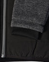 Ladies Heather Sleeve/Quilted Body Jacket [53-JK44]