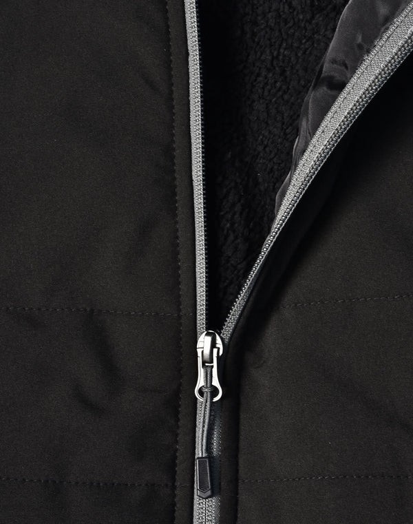 Ladies Heather Sleeve/Quilted Body Jacket [53-JK44]