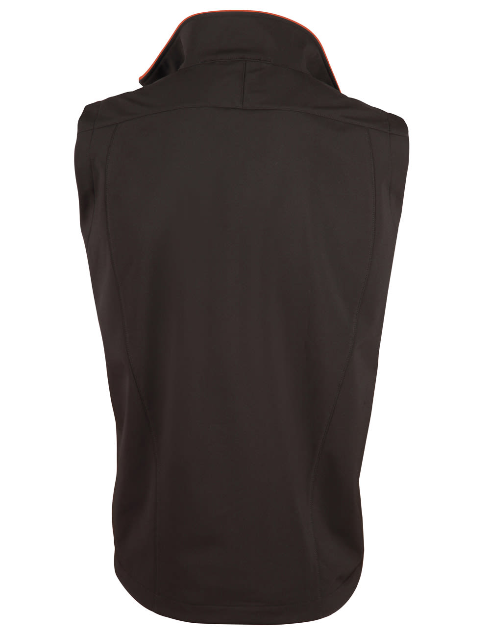 Mens Softshell Contrast Vest [53-JK45]