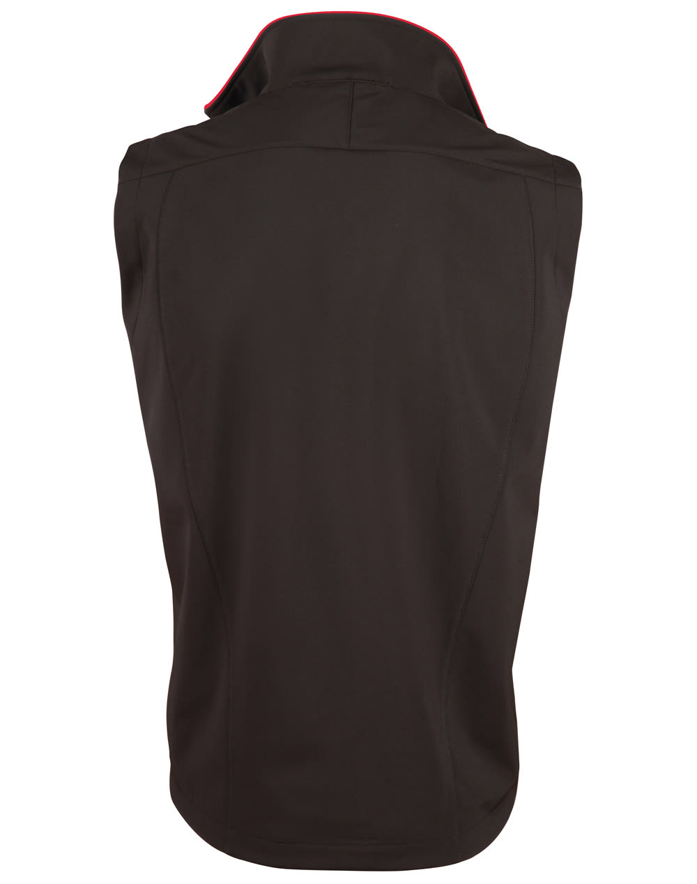Mens Softshell Contrast Vest [53-JK45]