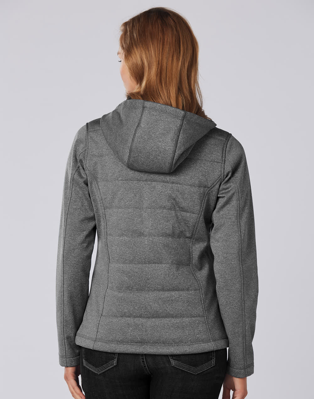 Ladies Cationic Quilted Jacket [53-JK52]