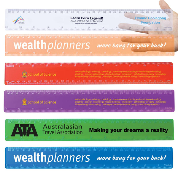Transparent 30cm Ruler [2-LL11]