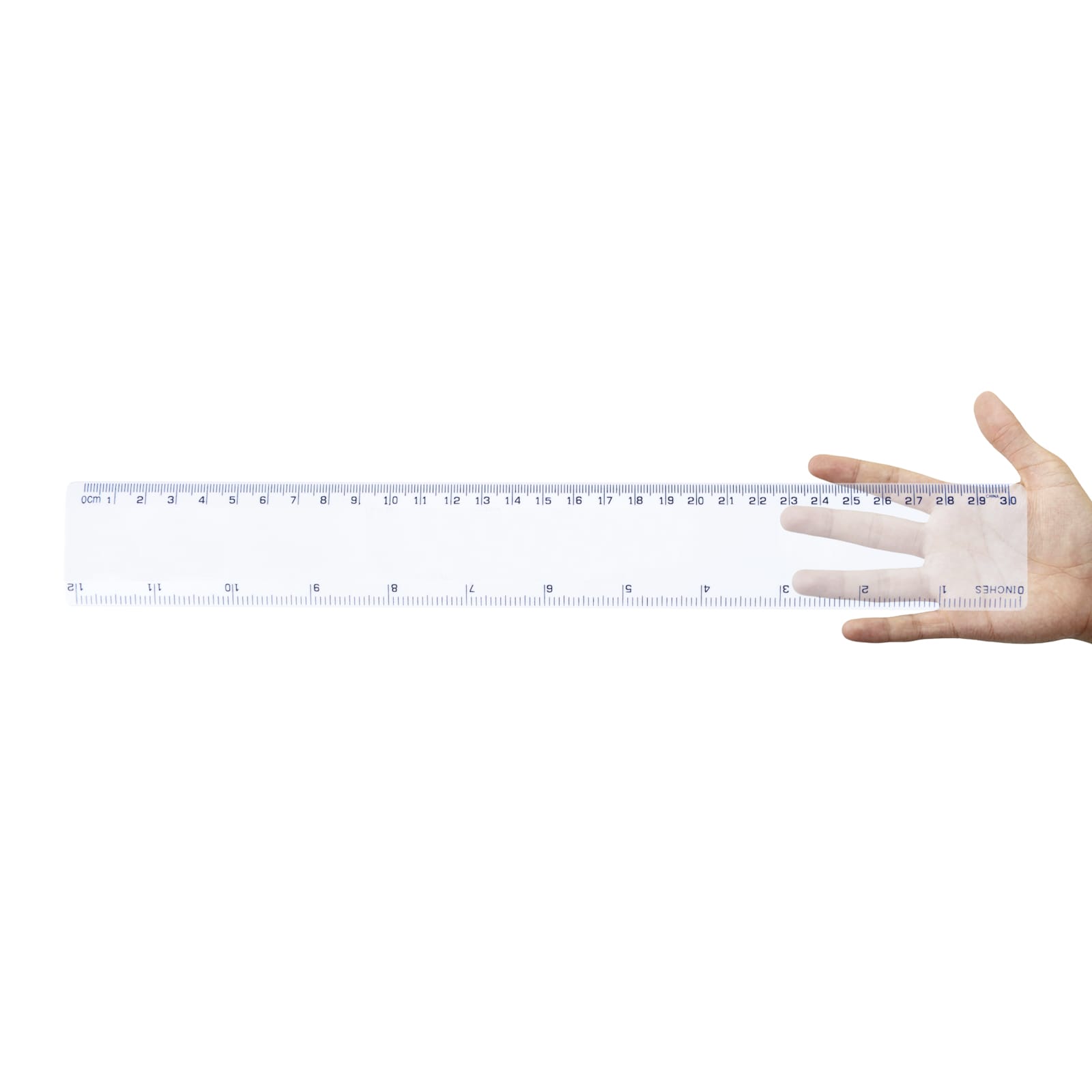 Transparent 30cm Ruler [2-LL11]