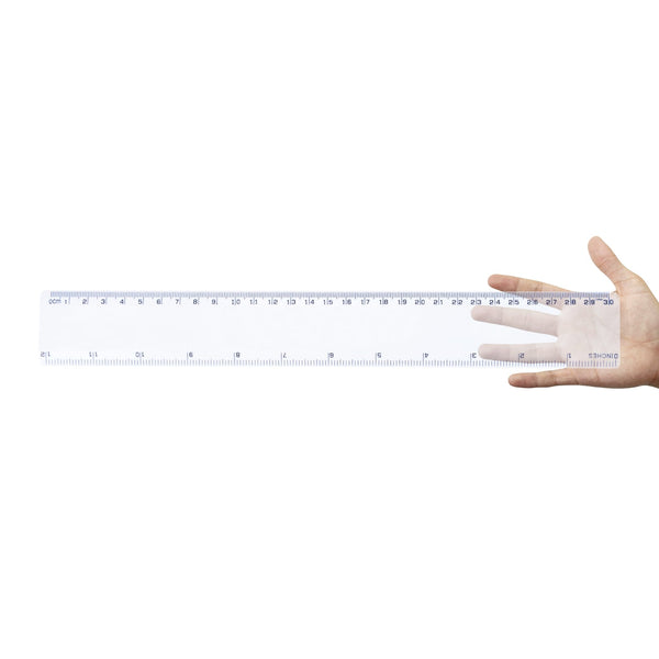 Transparent 30cm Ruler [2-LL11]