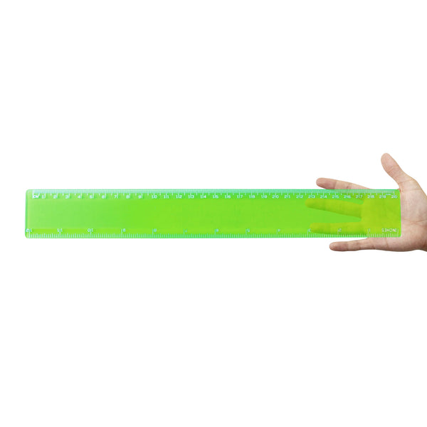 Transparent 30cm Ruler [2-LL11]