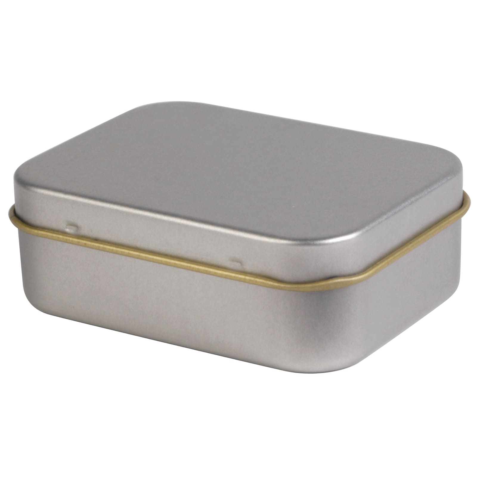 Silver Rectangular Tin [2-LL321]