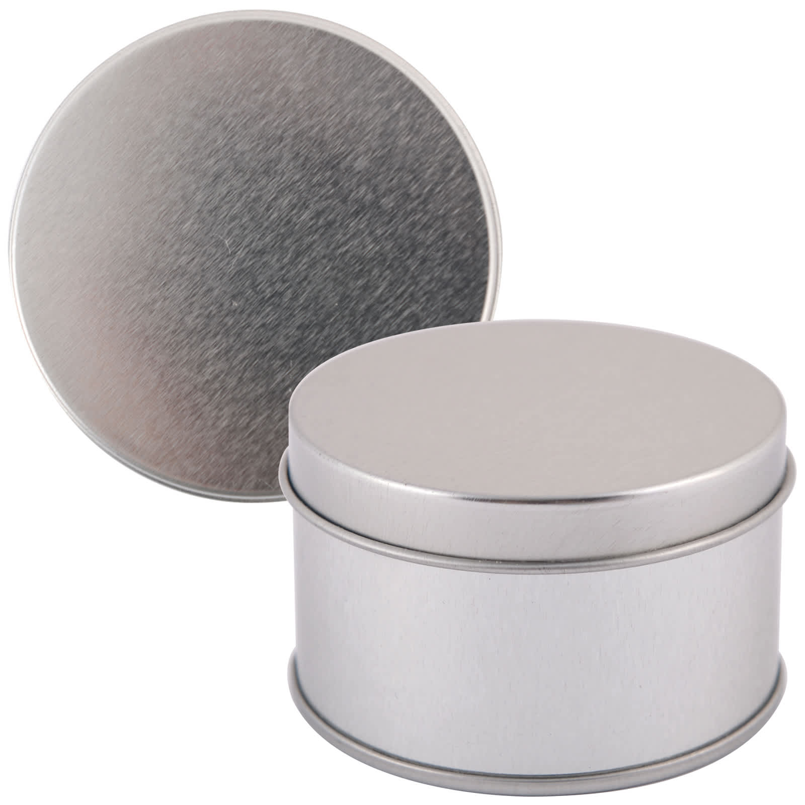 Silver Round Tin [2-LL340]