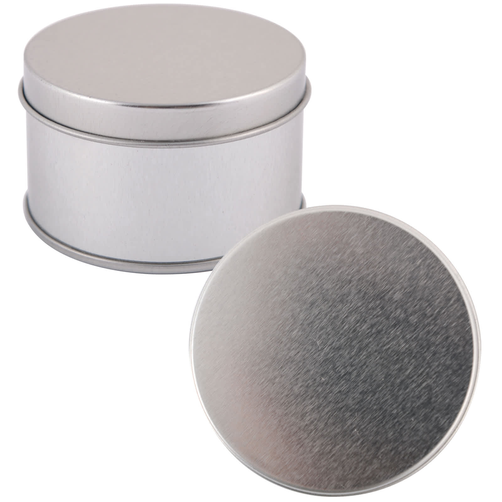 Silver Round Tin [2-LL340]