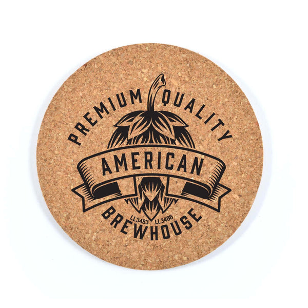 Villa Cork Round Coaster [2-LL3483]