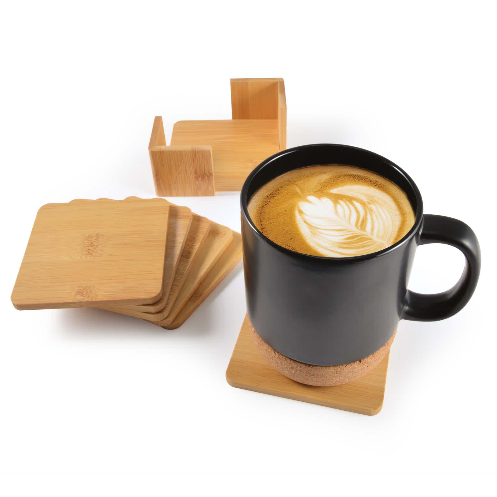 Tropic Bamboo Coasters Set of 6 [2-LL3516]