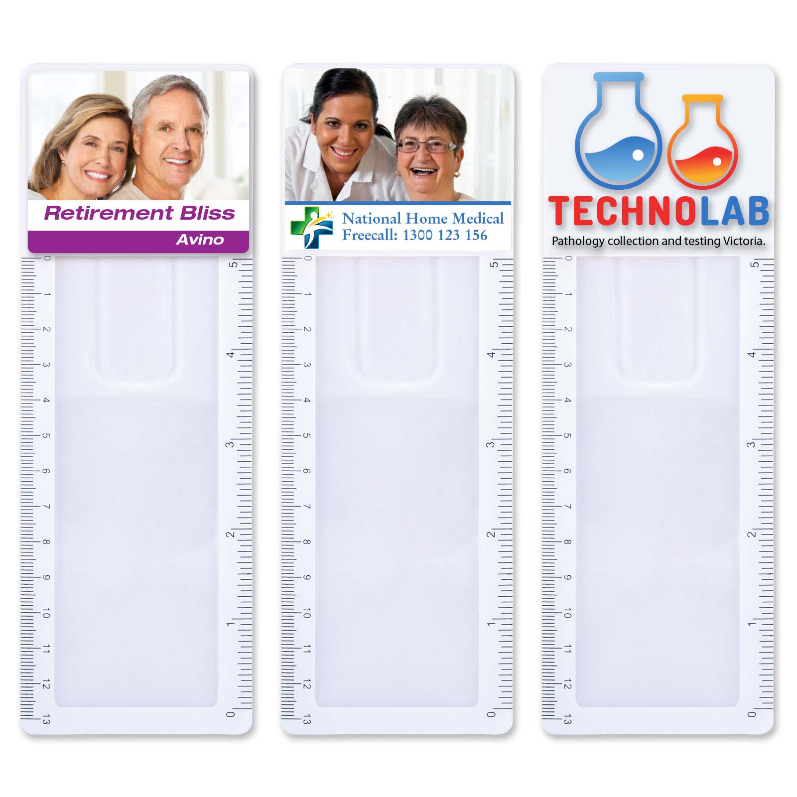 Focus Bookmark Magnifier Ruler [2-LL678]