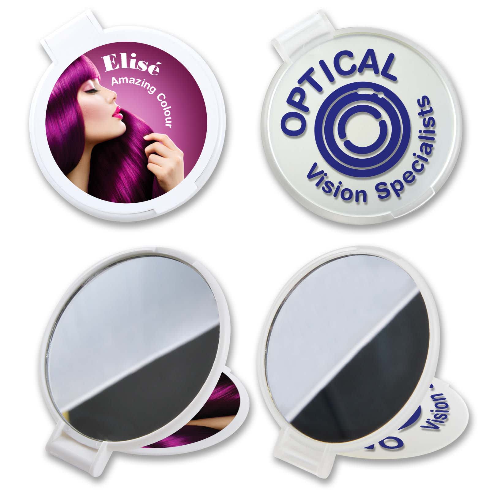 Reflections Round Folding Mirror [2-LL683]