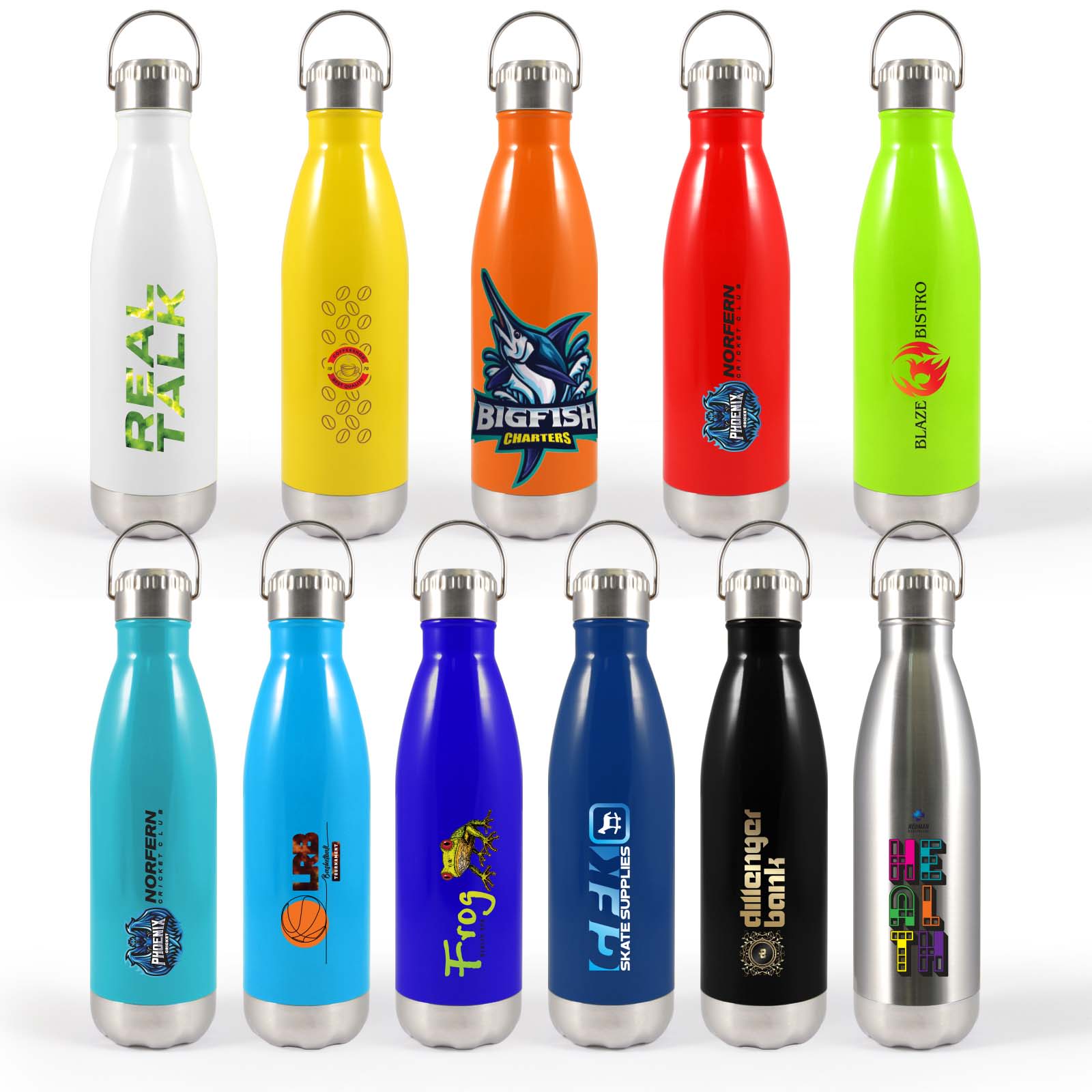 Soda Bottle with Hanger Lid [2-LL6982]