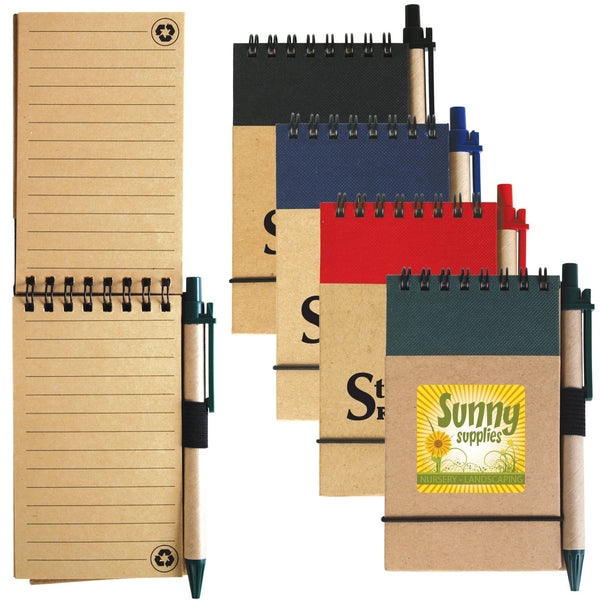 Tradie Cardboard Notebook with Pen [2-LL8334]