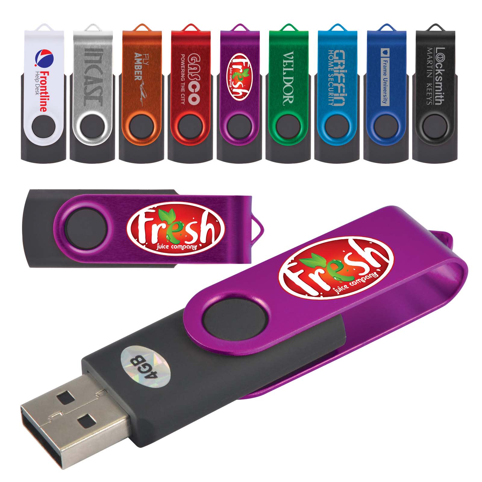 Swivel USB Flash Drive [2-LL9600]