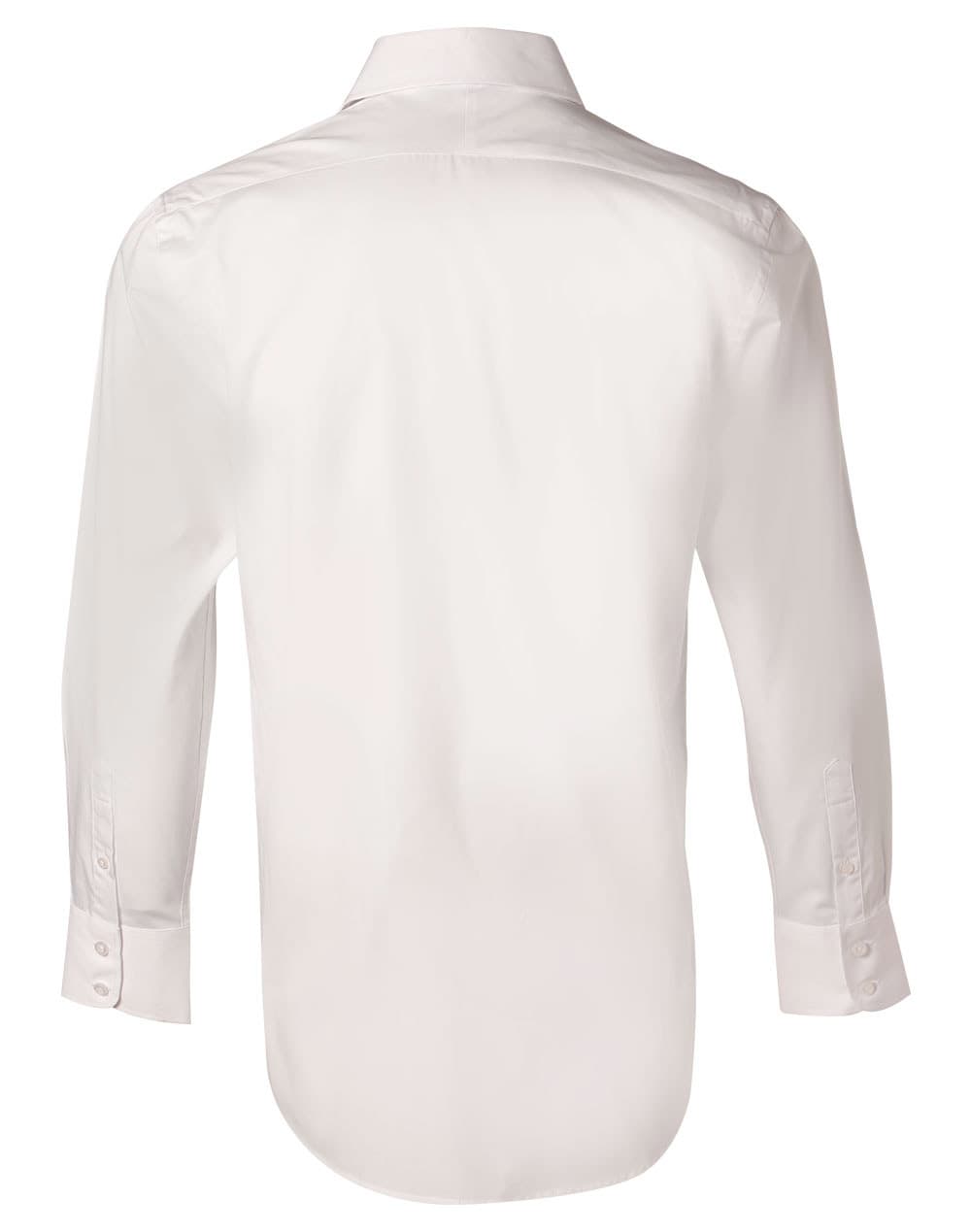Mens Fine Twill L/S Shirt [53-M7030L]