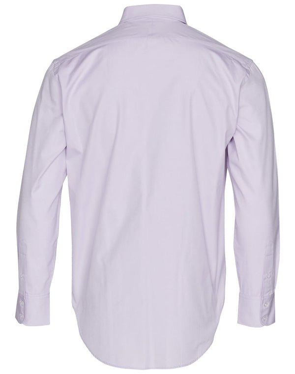 Mens CVC Oxford L/S Shirt [53-M7040L]